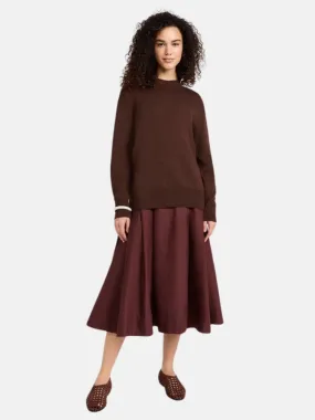 Kerith Solid Knitted Combo Dress