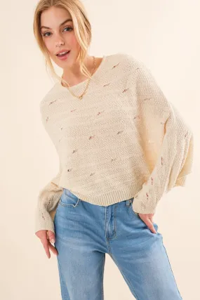 Women's Cozy Dolman Sleeves Sweater