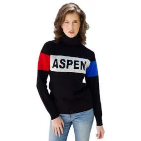 100% Italian Merino Wool Aspen Sweater Turtleneck Long Sleeve Warm Soft Knitted Pullover