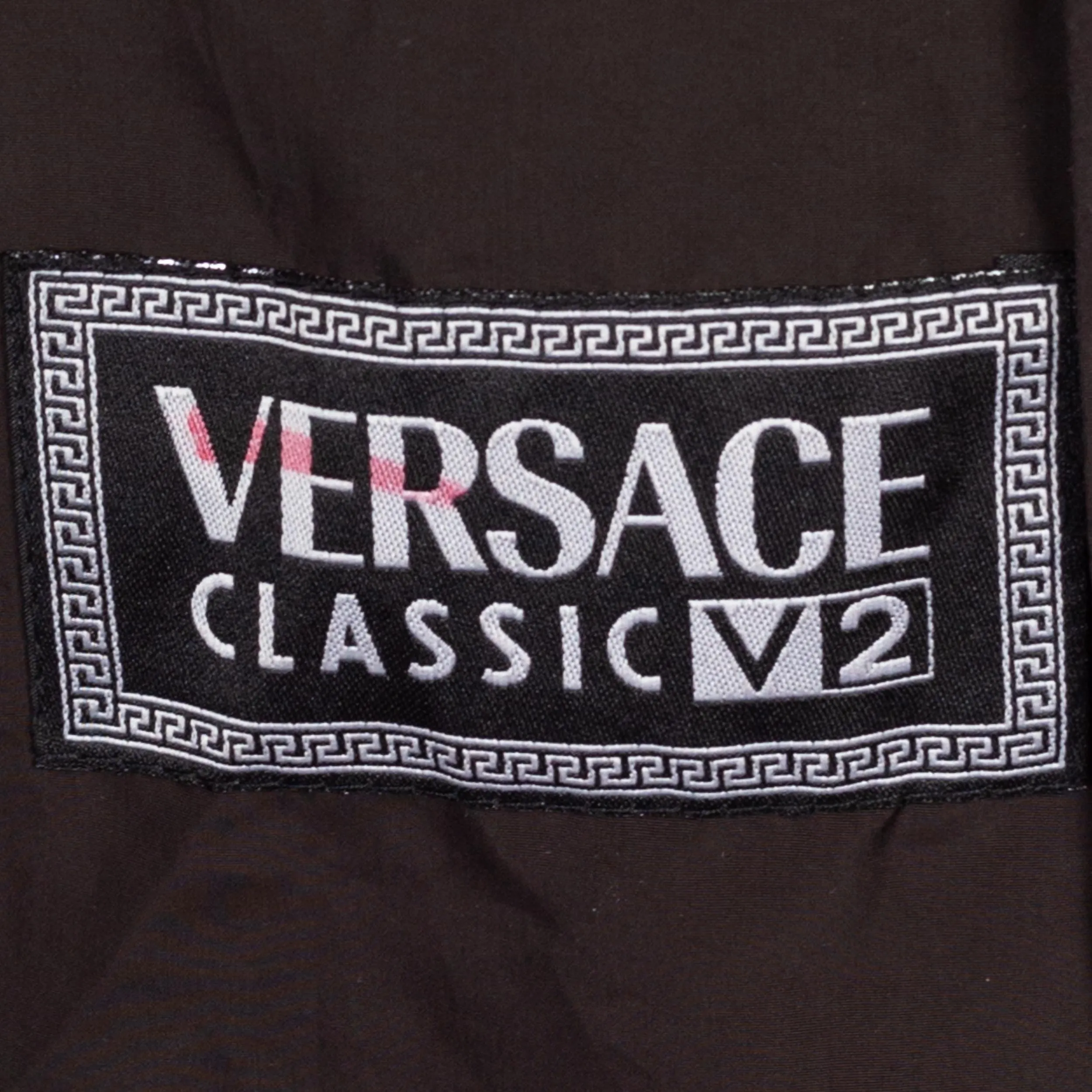 2X-3X 90s Versace Classic V2 Espresso Brown Trench Coat Unisex