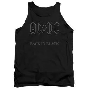 AC/DC Back In Black Mens Top Tank Shirt Black