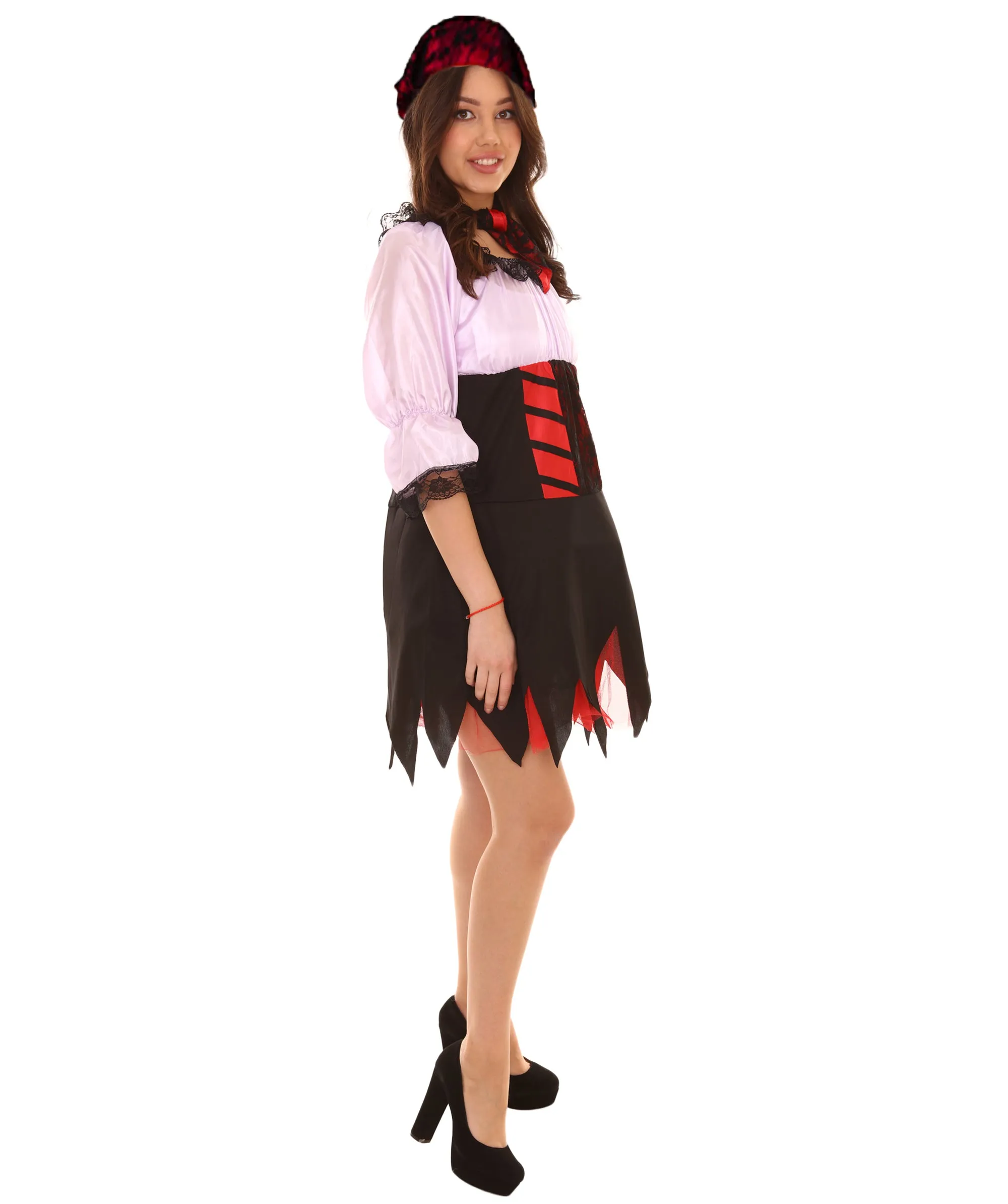 Adult Women's Sexy Pirate Costume | Lt Purple Cosplay Costume