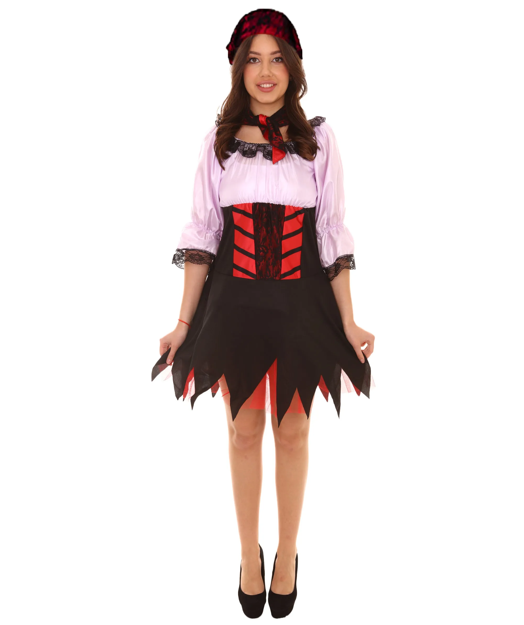 Adult Women's Sexy Pirate Costume | Lt Purple Cosplay Costume