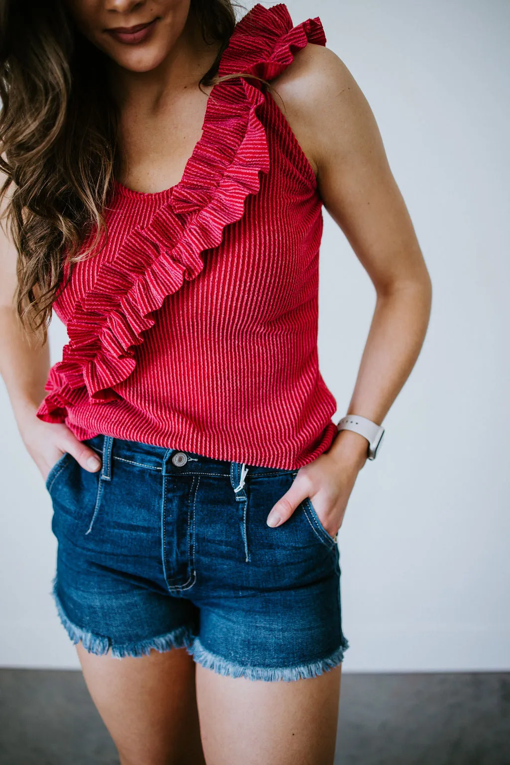 Always Admired Ruffle Tank