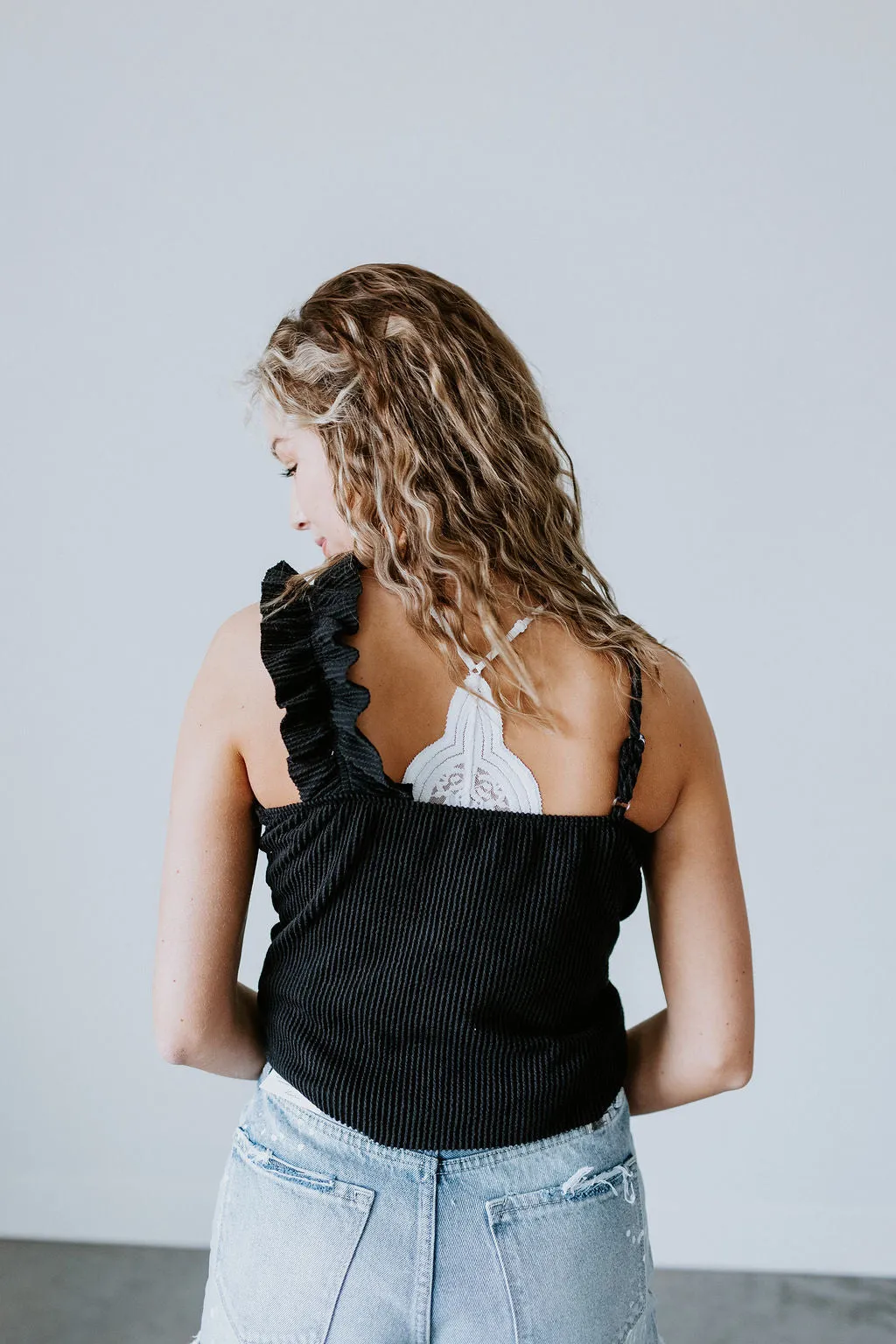 Always Admired Ruffle Tank