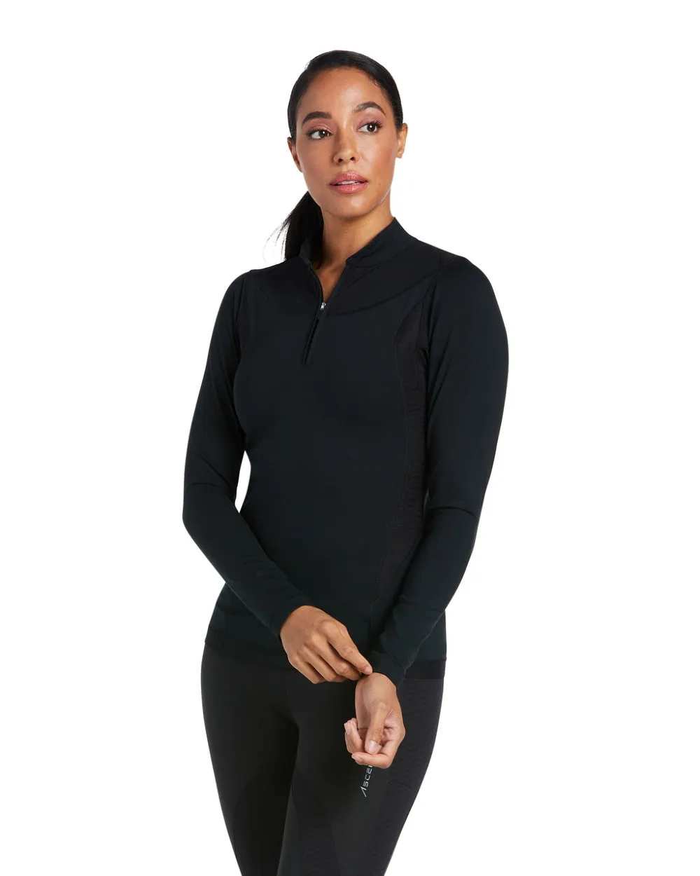 Ariat Womens Ascent 1/4 Zip Base Layer