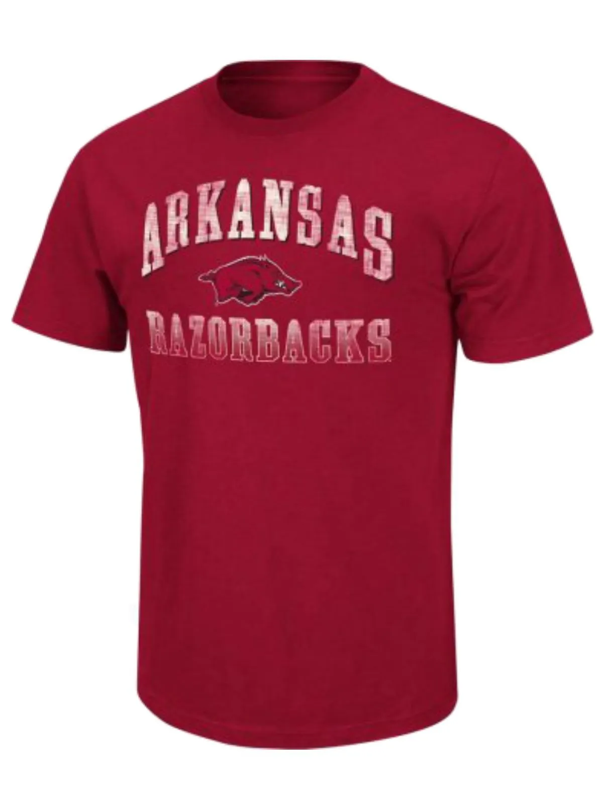 Arkansas Razorbacks Colosseum Red Contour Short Sleeve T-Shirt