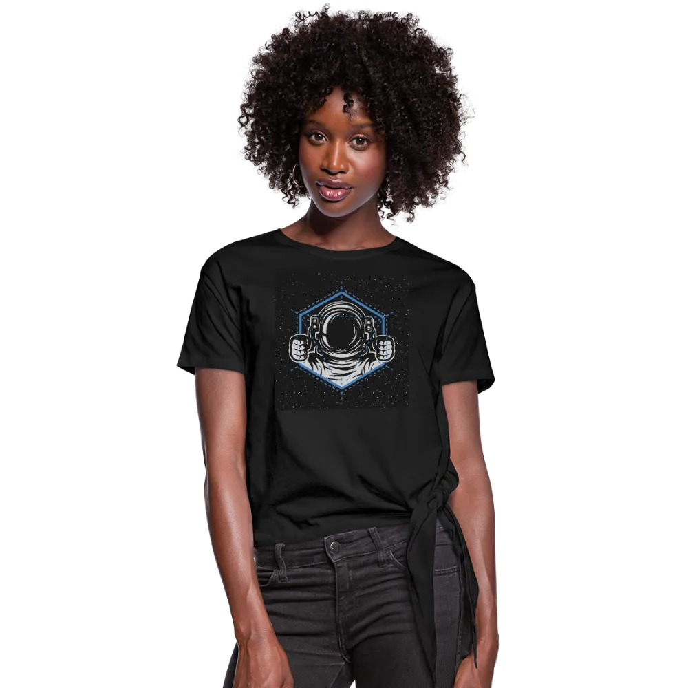 Astronaut Drive Women's Knotted T-Shirt