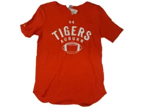 Auburn Tigers Under Armour Heatgear Loose Fit WOMENS Orange SS T-Shirt (S)