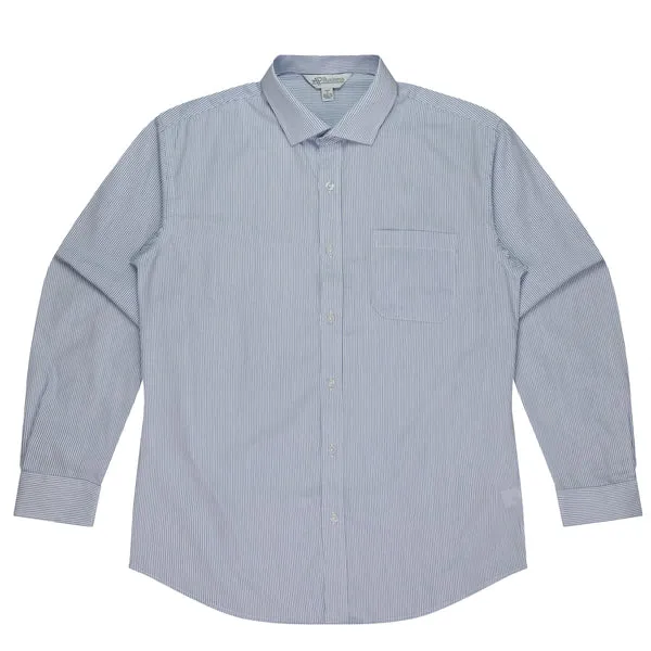 Aussie Pacific Mens Henley Long Sleeve Shirt-(1900L)