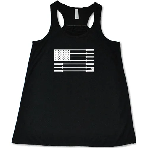 Barbell American Flag Shirt