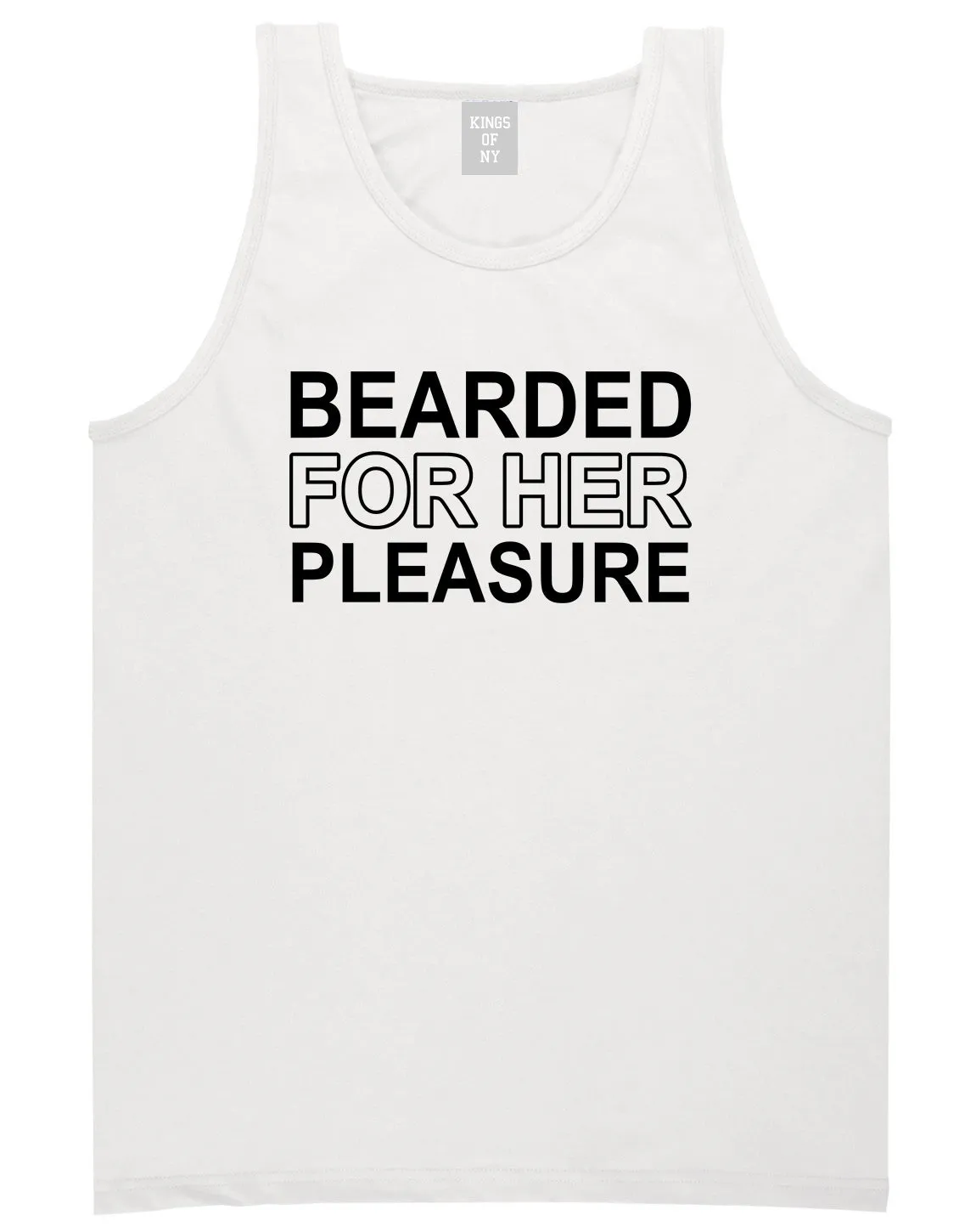 Bearded For Her Pleasure Beard Mens Tank Top T-Shirt