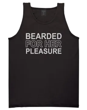 Bearded For Her Pleasure Beard Mens Tank Top T-Shirt