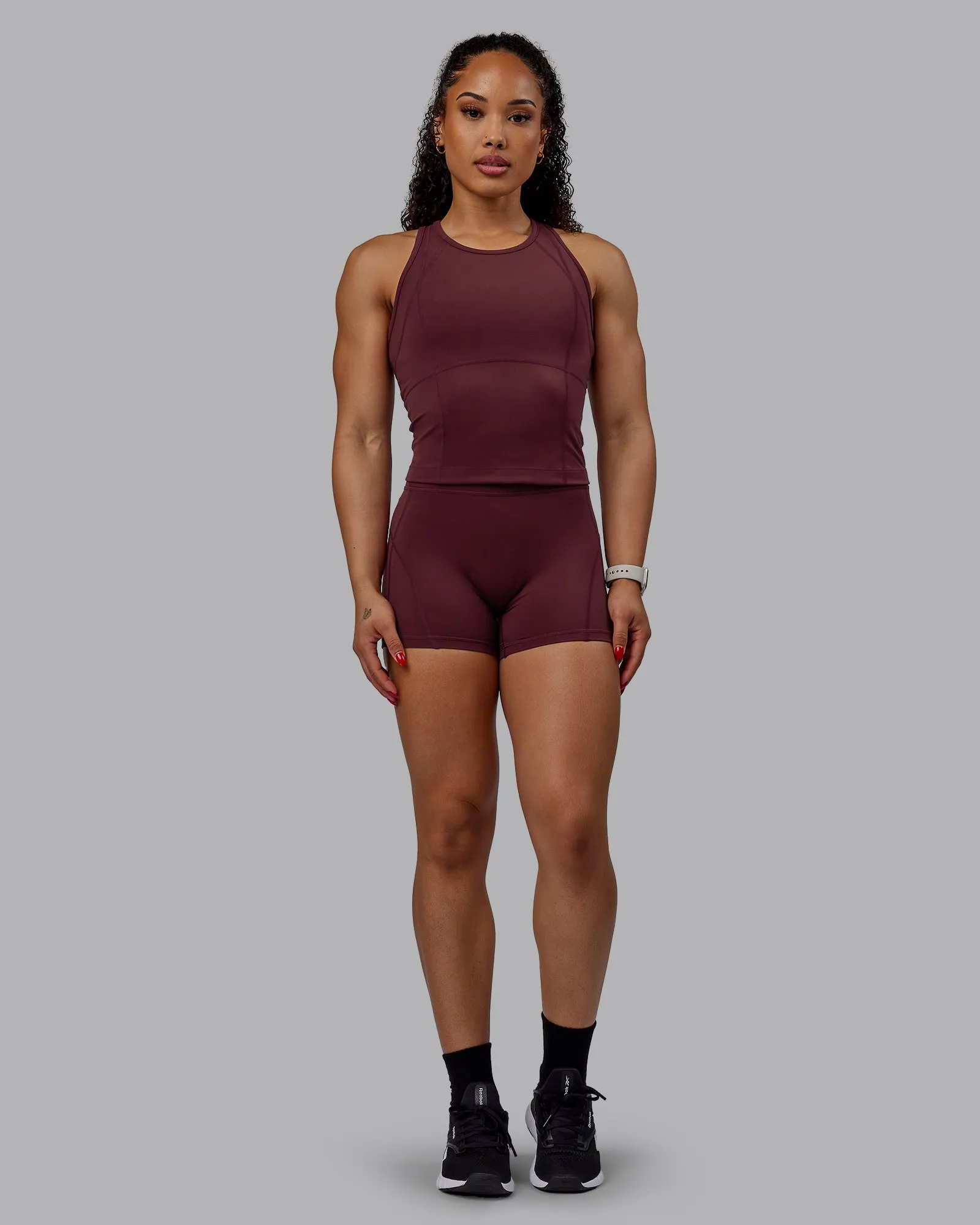 Bend Performance Tank - Dark Cherry