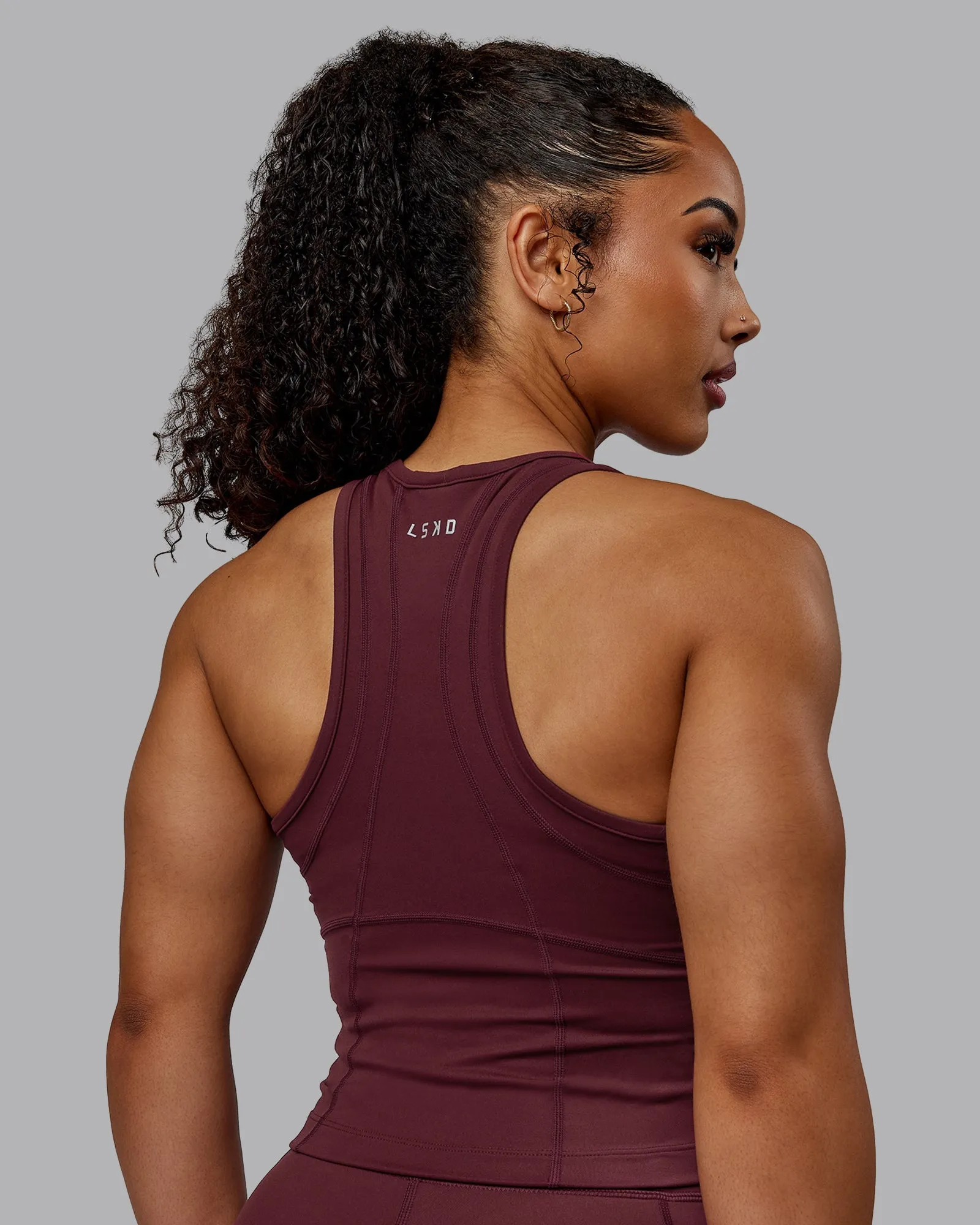 Bend Performance Tank - Dark Cherry