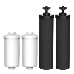 Black Elements & Fluoride Filters Replacement for Waterdrop King Tank Systems and Other Gravity-fed Filtration Systems