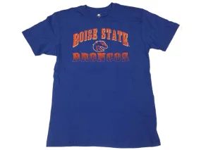 Boise State Broncos Colosseum Blue & Orange Short Sleeve Crew T-Shirt (L)