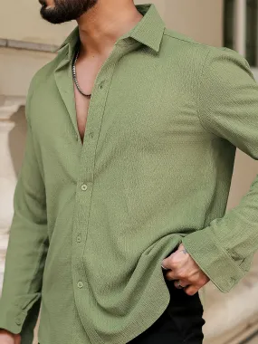 Bubble Green Full Sleeve Shirt