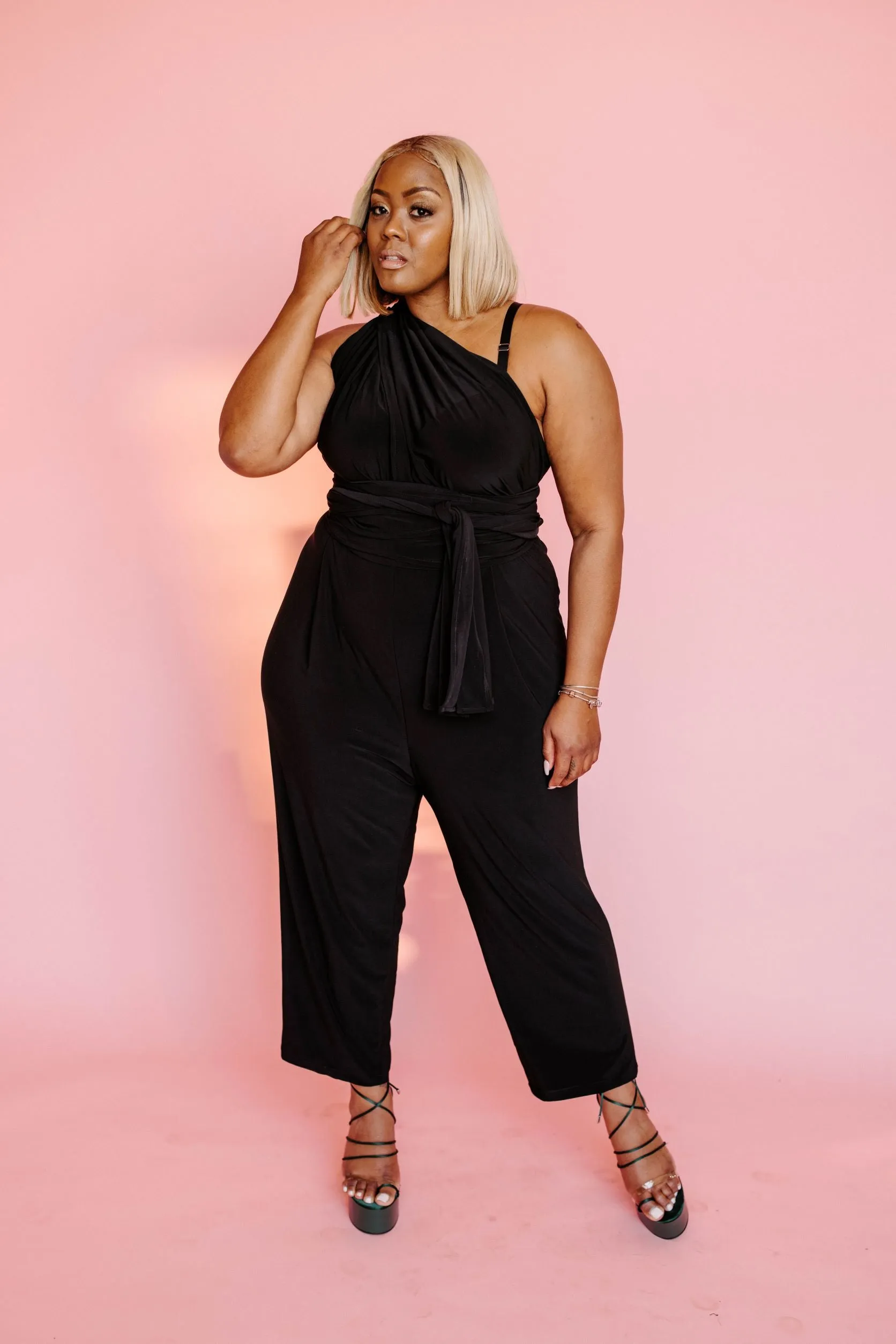 Calista Black Jumpsuit