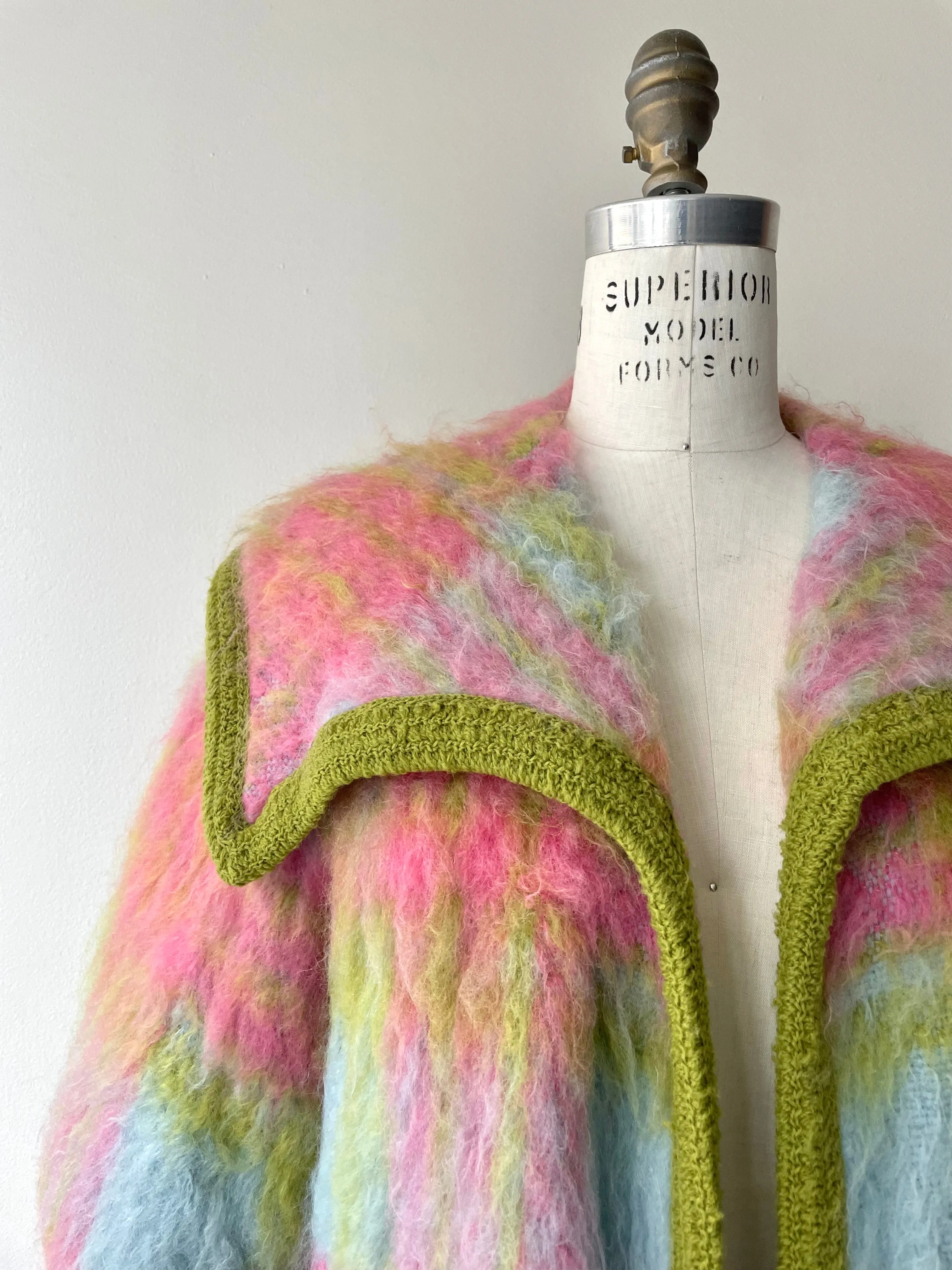 Candyfloss Mohair Coat | 1960s