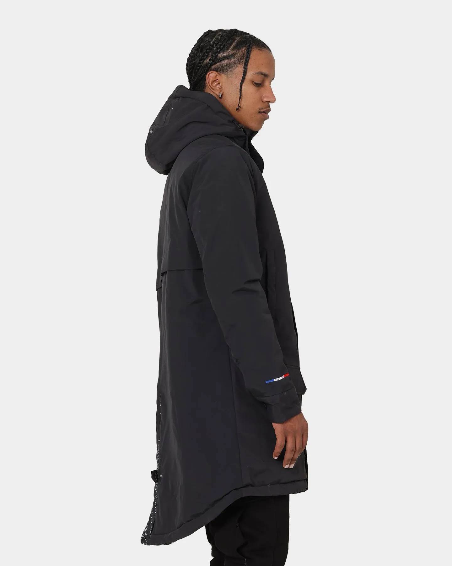 Carre Bandana Ultra Trench Coat Black