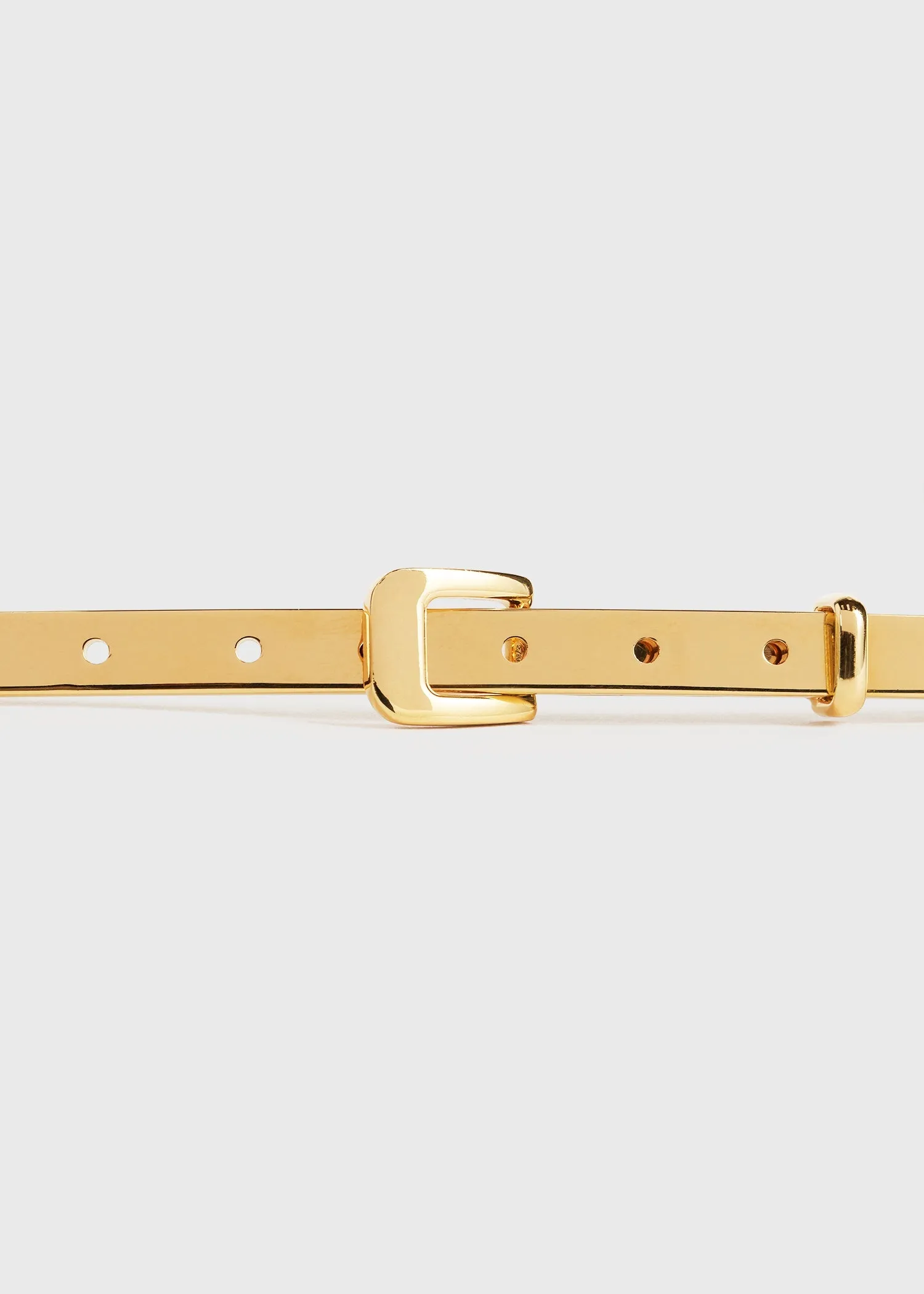 Chain belt gold