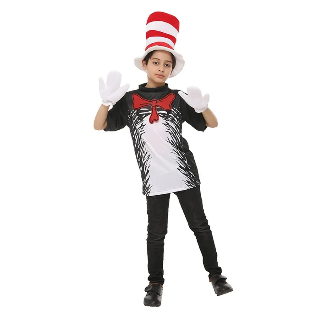 Children Dr. Seuss Cat in the Hat Boy Costume