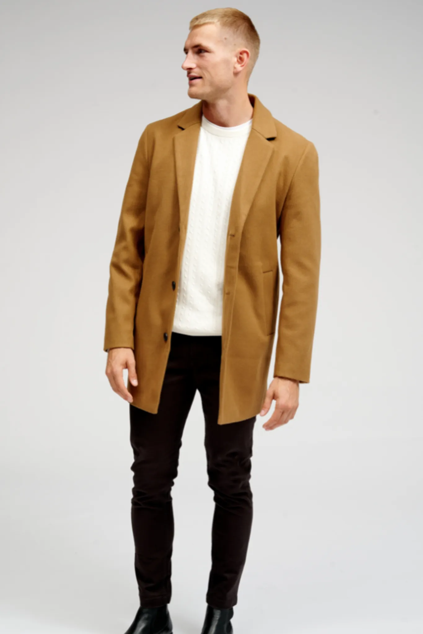 Classic Coat - Light Brown