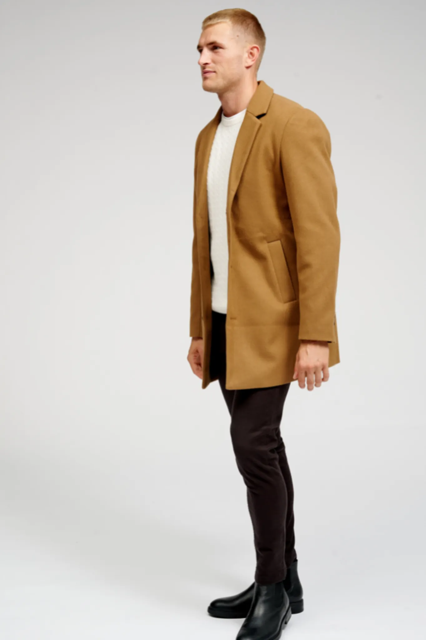 Classic Coat - Light Brown