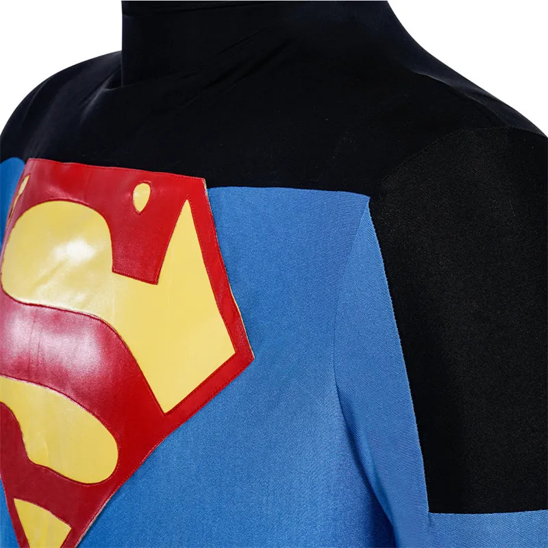 Comic Superboy Cosplay Superhero Superboy Conner Kent Costume Black Jacket Halloween Suit