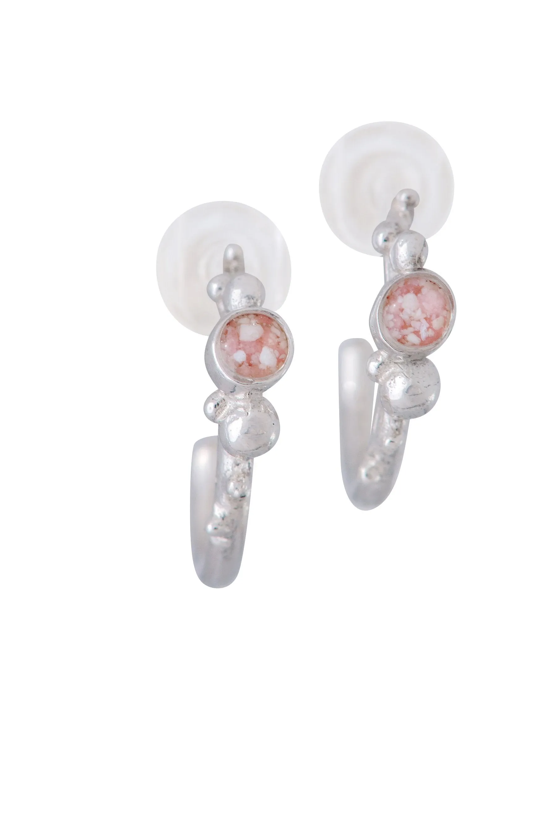 Coral Caviar ~ Small Hoop Earrings