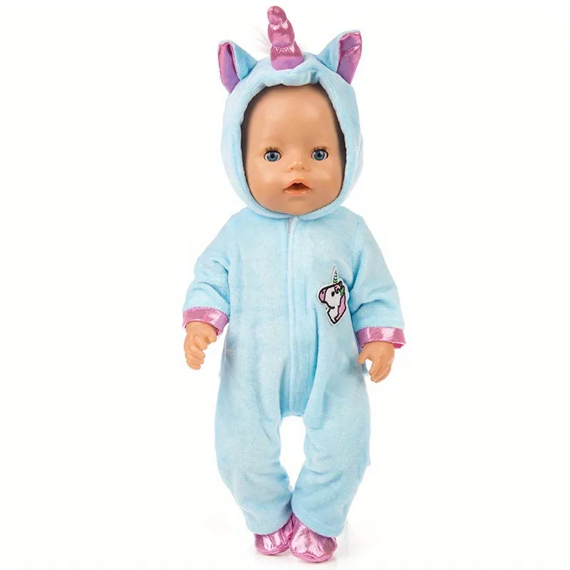 Cute 43cm17inch Jumpsuit Doll Clothes  Doll Not Included