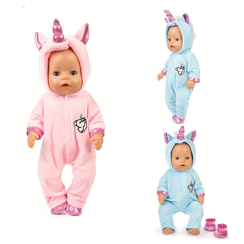 Cute 43cm17inch Jumpsuit Doll Clothes  Doll Not Included