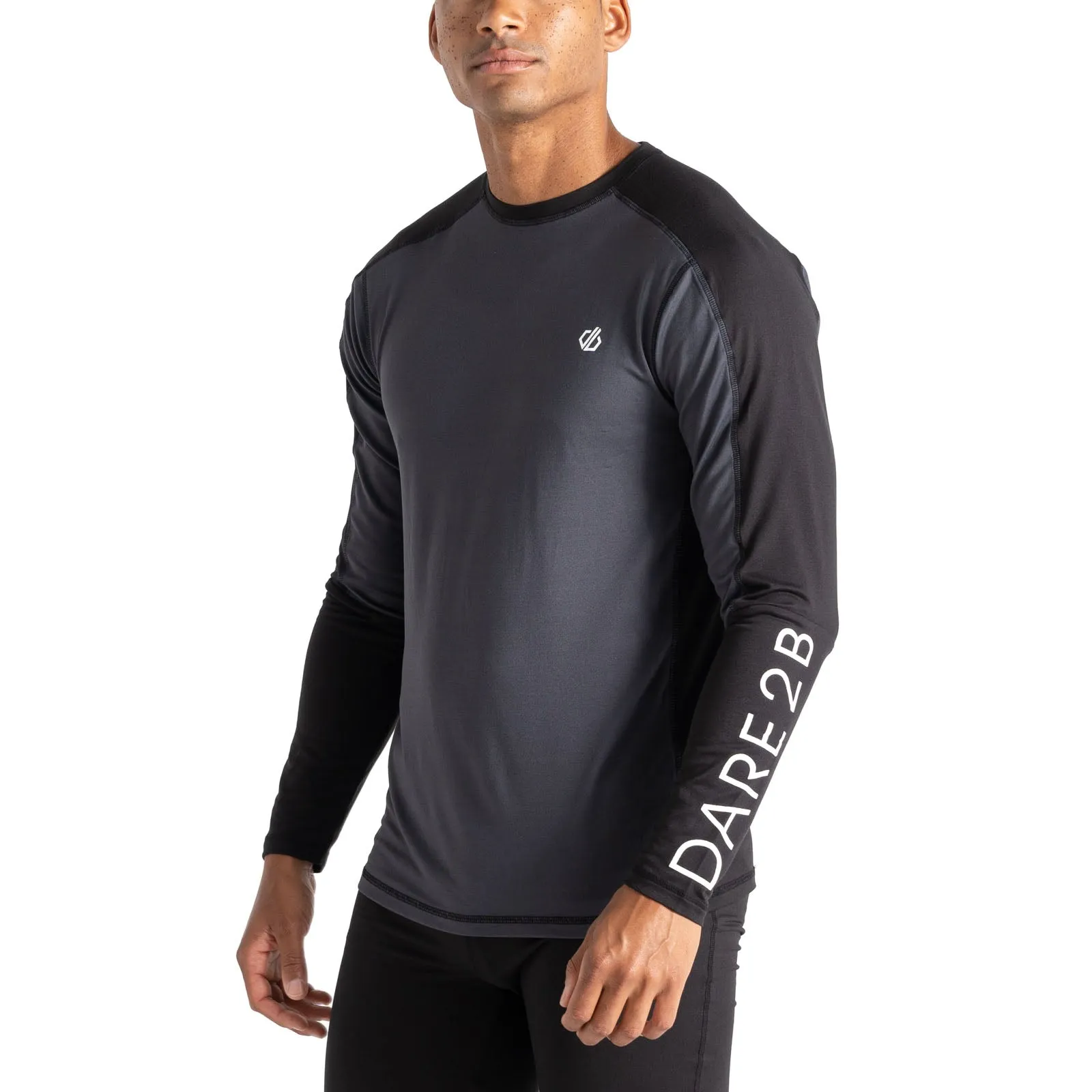 Dare 2b Mens Exchange III Thermal Baselayer Set - Black Ebony