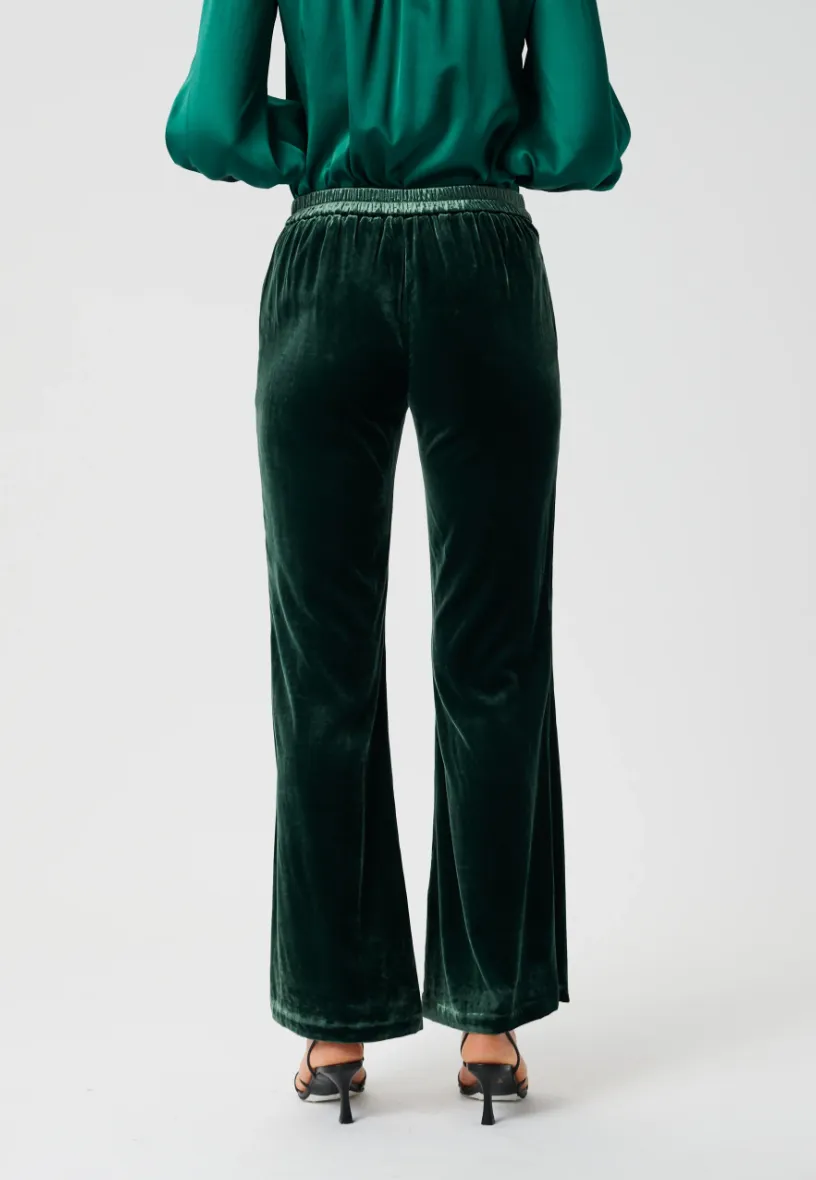 Dea Kudibal Nebraska Velvet Trousers Fern