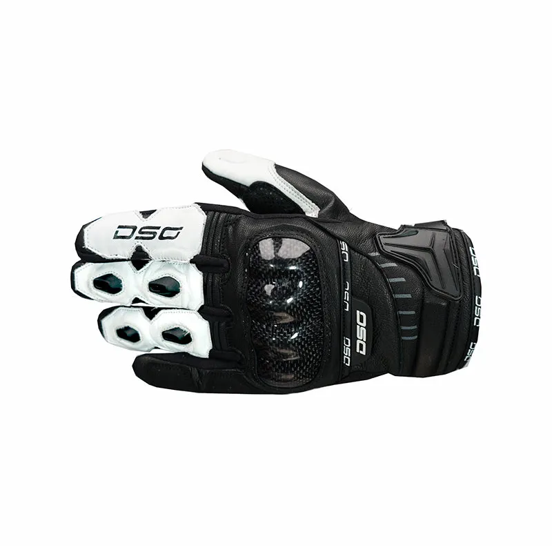 DSG Carbon X V1 Riding Glove Black White