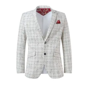 ELIE BALLEH Boy's White Blazer Jacket Sport Coat