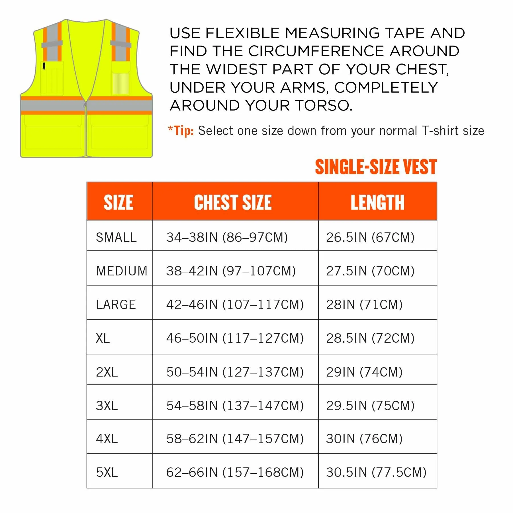 Ergodyne 24569 8246Z-S 5XL Lime Class 2 Two-Tone Mesh Vest - Single Size