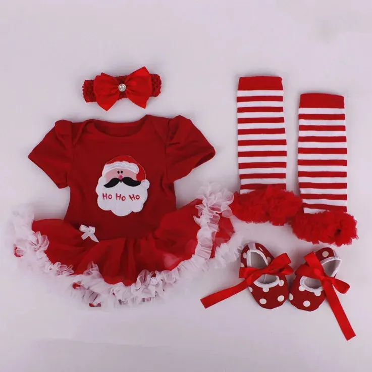 Fancy Baby Girls Clothes New Year Dress Christmas Costume Newborn Carnival Christmas Tree Santa Dresses For Girls Holiday Party