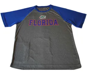 Florida Gators Colosseum Gray Blue Back Pocket Performance T-Shirt (L)