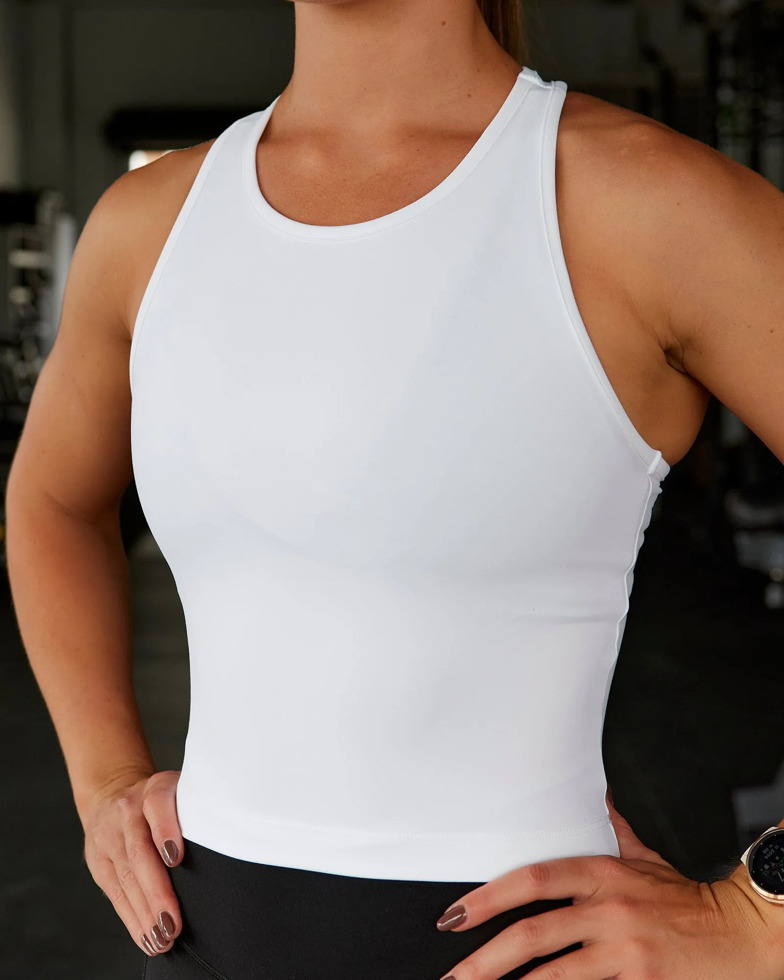 Flow Performance Tank - White