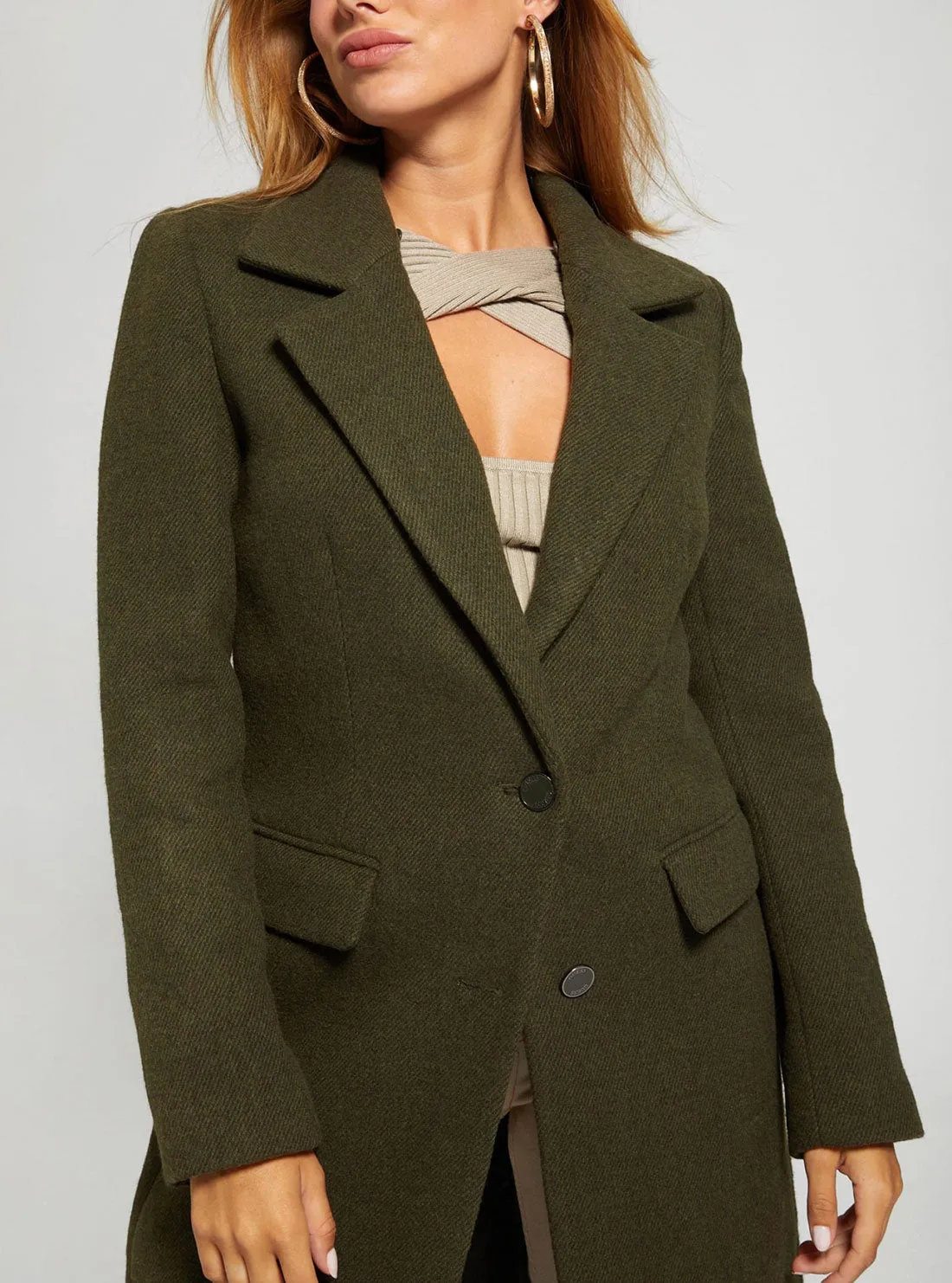 Green Multi Laurence Coat