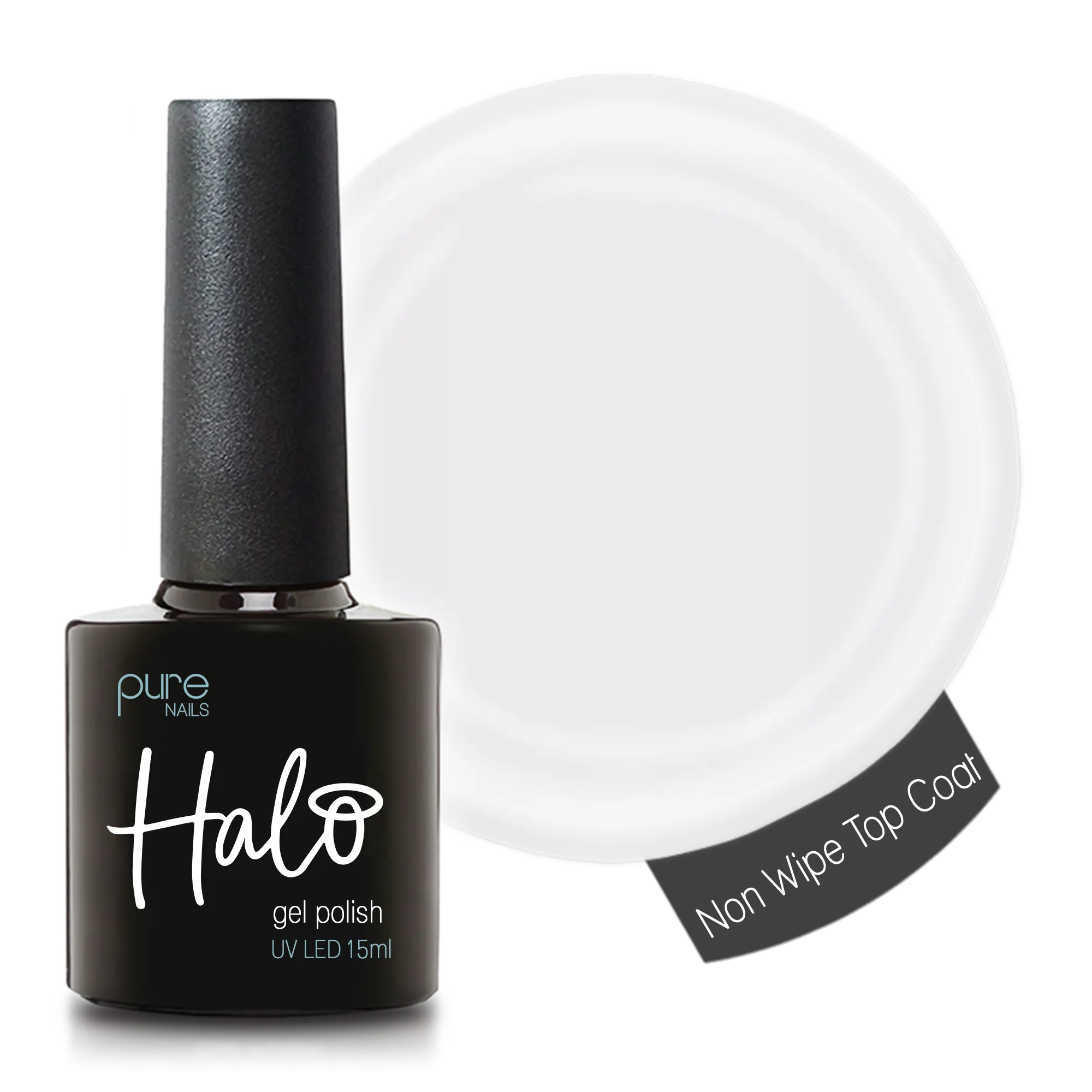 Halo Gel Polish Top Coat (Non-Wipe)