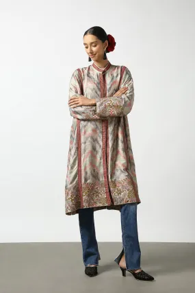 Ikat Long Coat