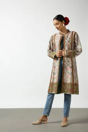 Ikat Long Coat