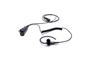 Impact Platinum Series 1-Wire Surveillance Kit for Two-Way Radio with Ear Hook w/ In-Ear Bud K2-P1W-EH4