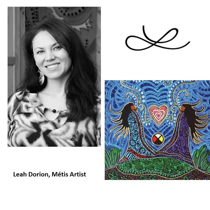 Indigenous Artist Collection: Eco Shawl: Dancing Women by Leah Dorian