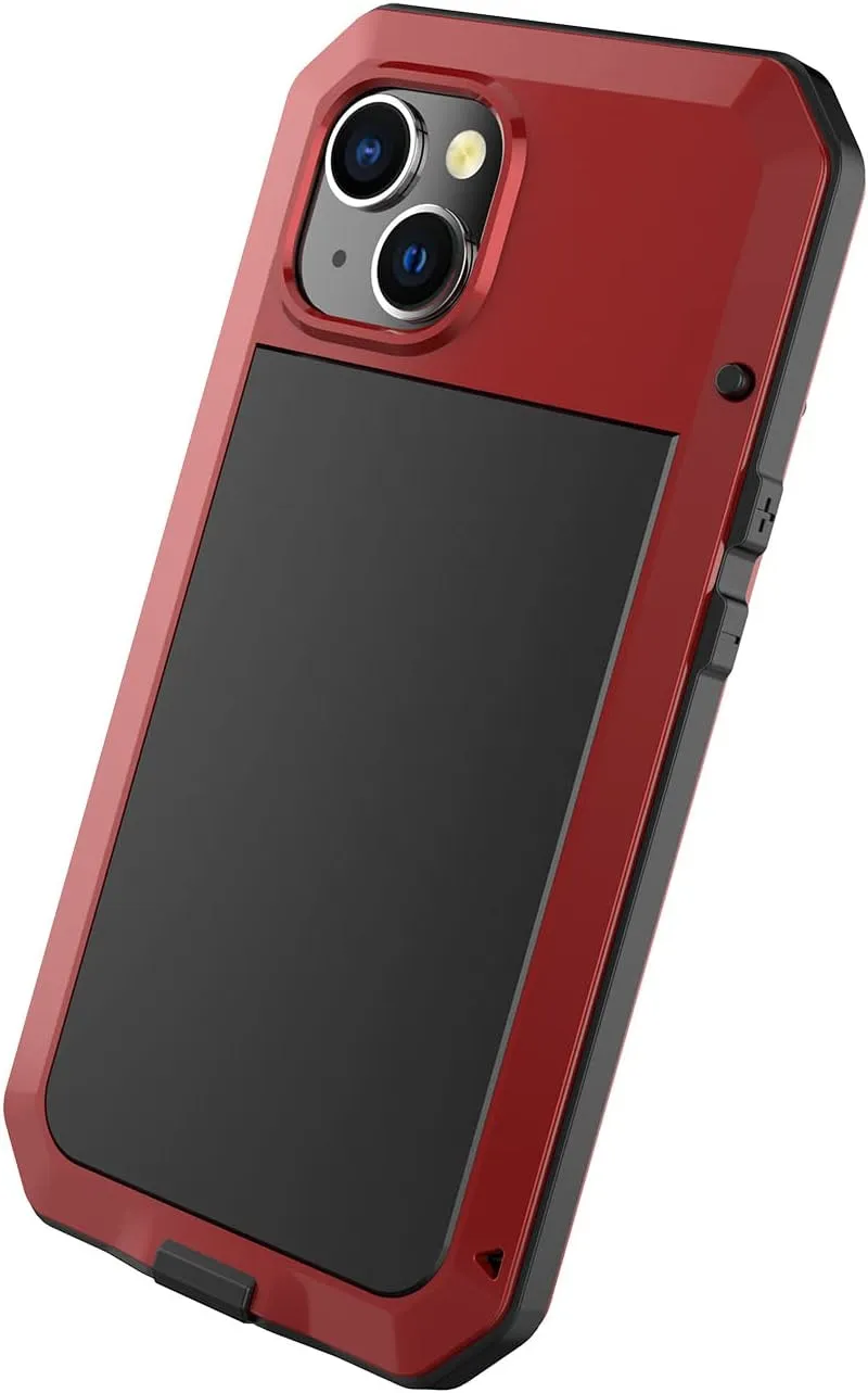 iPhone 14 Case, Marrkey 360 Full Body Protective Cover  14 6.1 Inch - Red