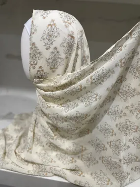 Ivory Printed Shawl