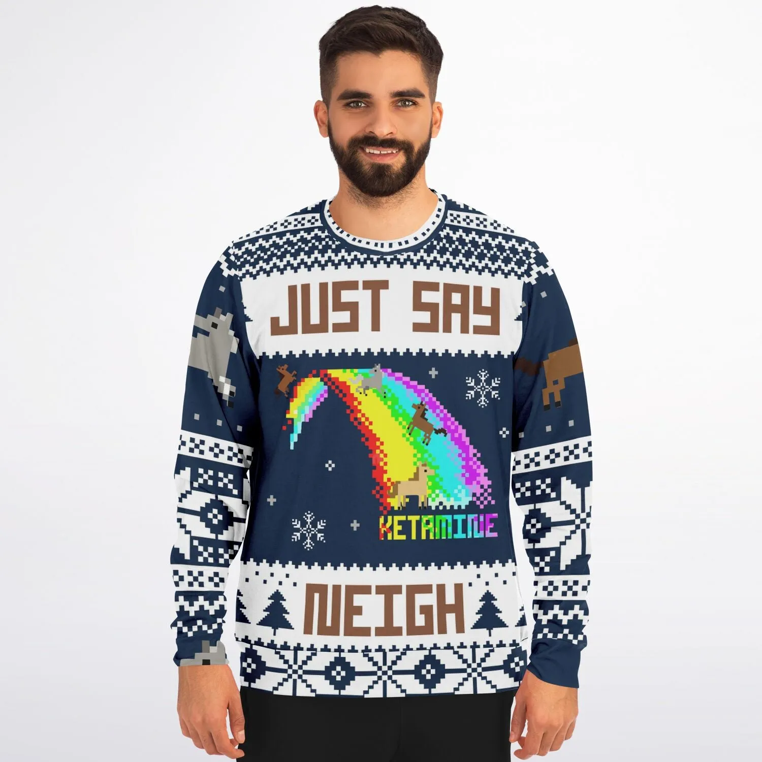 Just Say Neigh Christmas Sweater